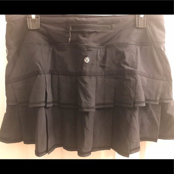 lululemon athletica Dresses & Skirts - BNWT Black Lululemon Run: Pace Setter Skirt